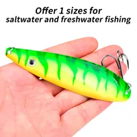 1PC 18.5g 11.5cm Spoon Spinner Lure VIB Metal Lure Bait Jig Sequin Fishing Wobbler Trolling Hard Baits Fishing Tackle