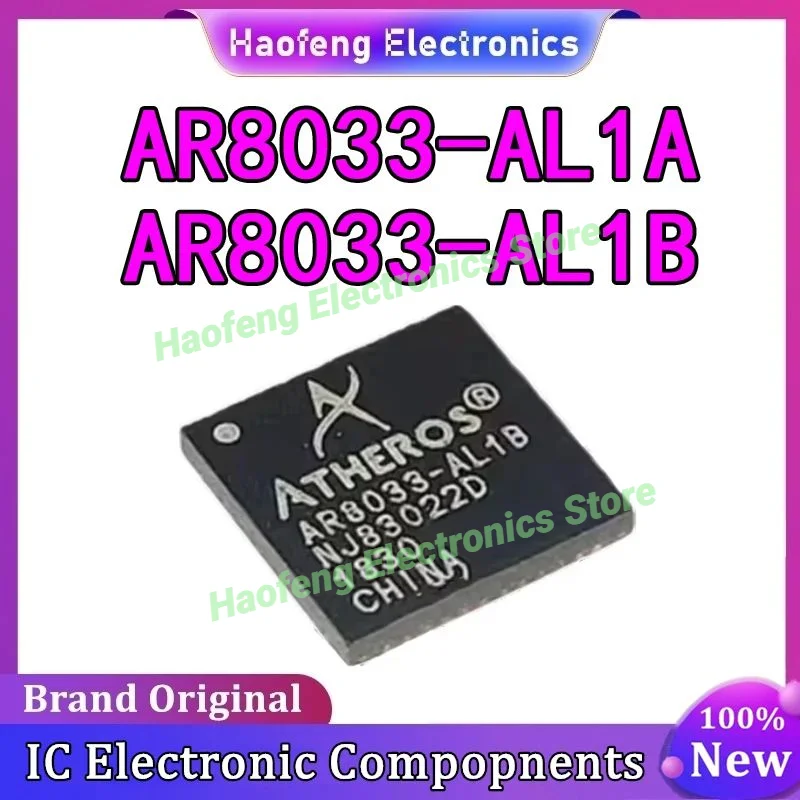 

5 шт. AR8033-AL1A AR8033 AL1A AR8033-AL1B-R AR8033-AL1A QFN-48 чипсет новый оригинальный на складе