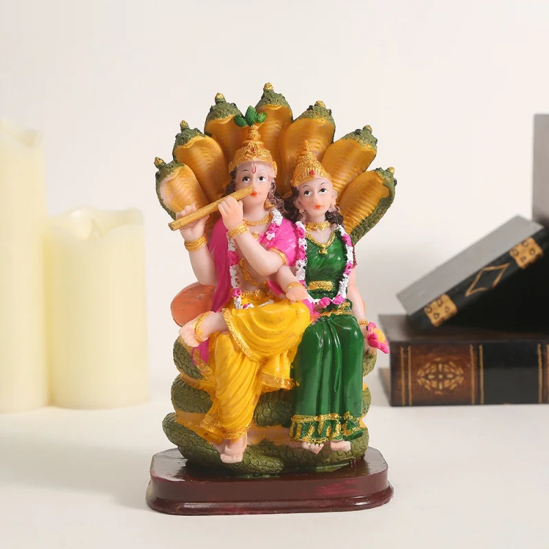 Creative New Indian Resin Statue Couple Crafts Ornaments Thailand Goddess Table Decorations Factory Approval