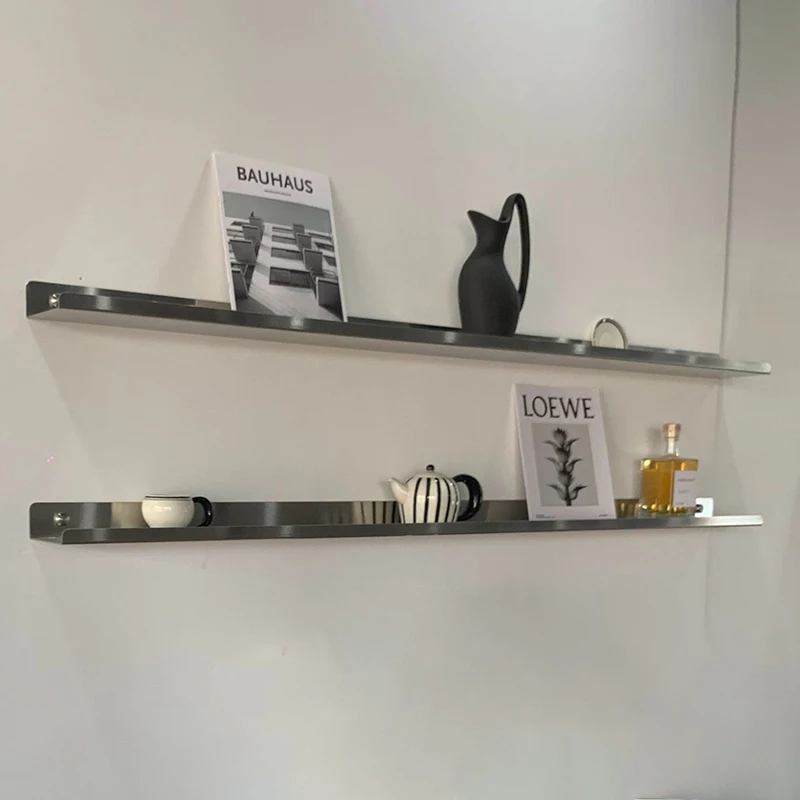 

Minimalist Bathroom Shelves Nordic Modern Simple Rack Household Bathroom Angle Shelf Space Saving Metal Shelf Aesthetic Design