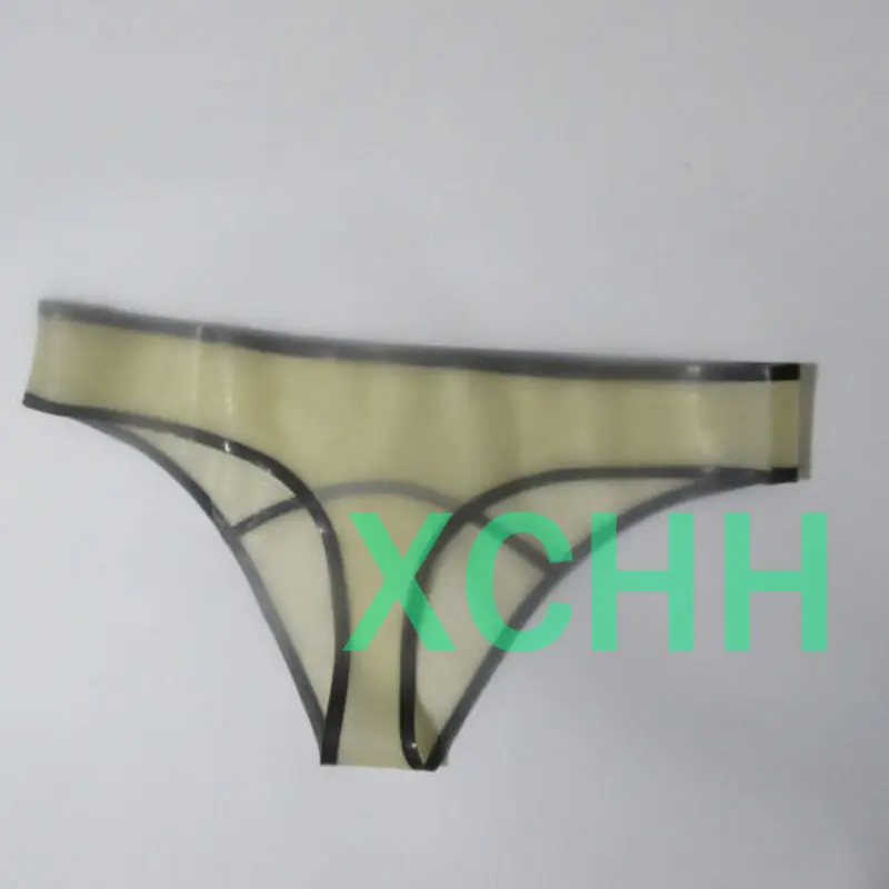 

Sexy Latex Underwear Boxer Shorts Briefs Handmade Women Short Pants Cosplay Costume