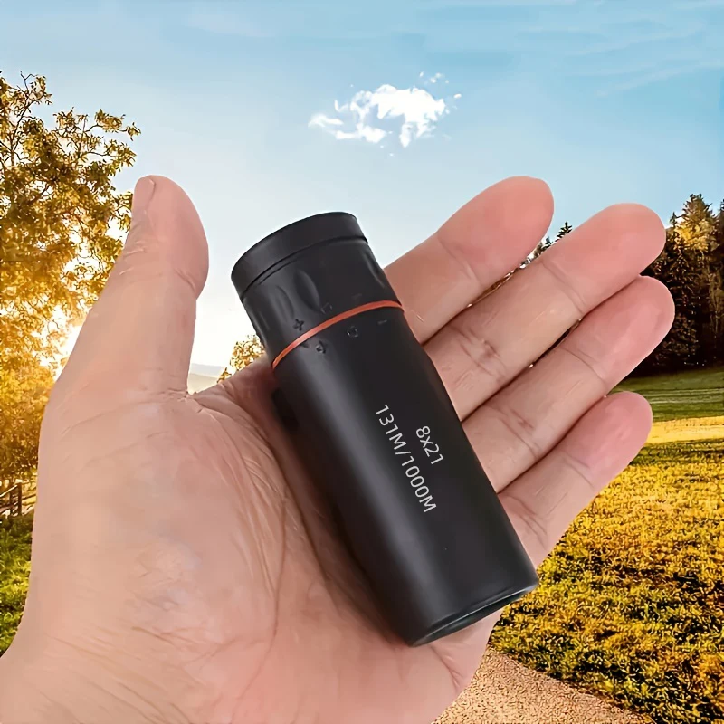 8x21 Mini Monoculars HD High Definition for Outdoor Activity Camping Hiking Birdwatching for Adults Kids Husband Gifts