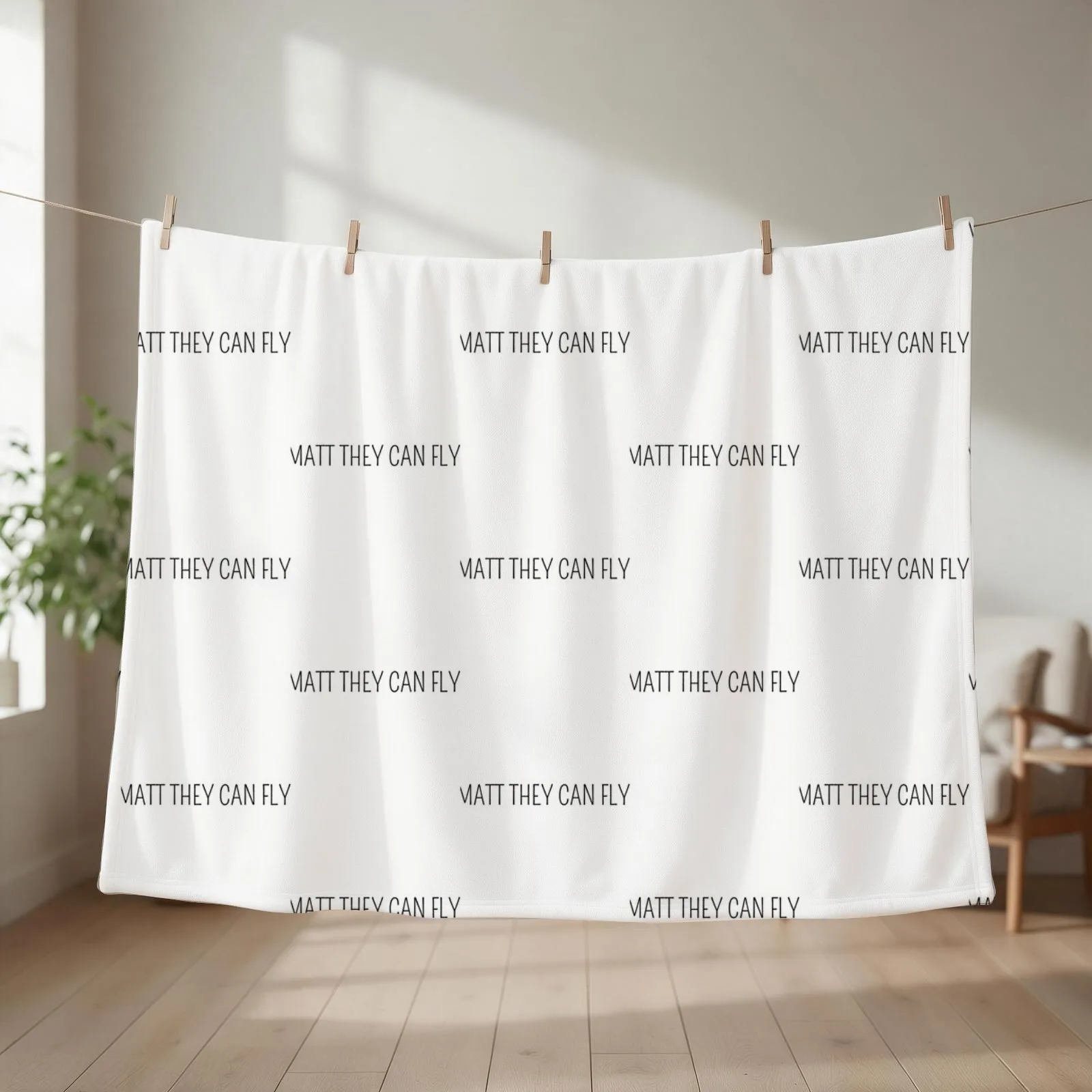 matt they can fly Active Throw Blanket Hairys decorative Weighted Blankets For Sofas Blankets