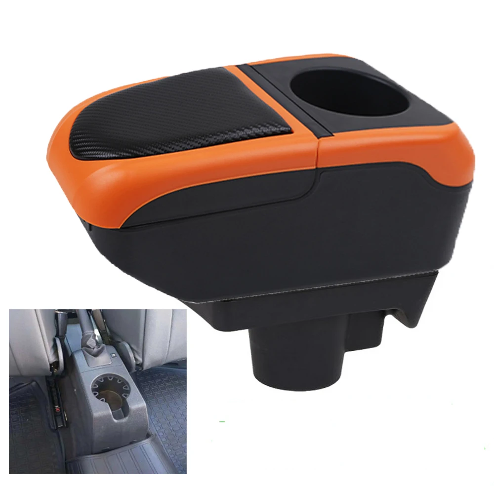 

For Opel Astra H Armrest Box Arm Elbow Rest Center Console Storage Case with Cup Holder USB Port