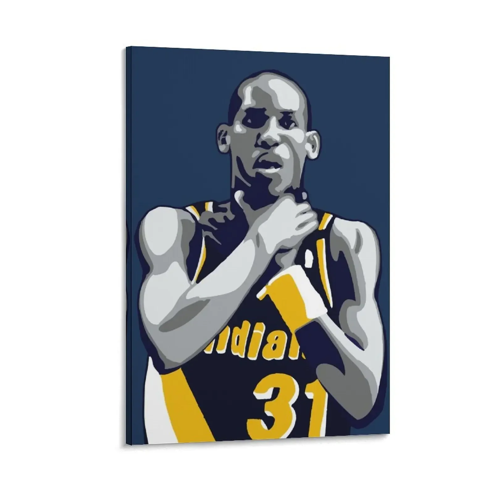 

Reggie Miller Choke Large Print Qiangy Canvas Painting poster aesthetic Home decoration home and decoration anime room decor
