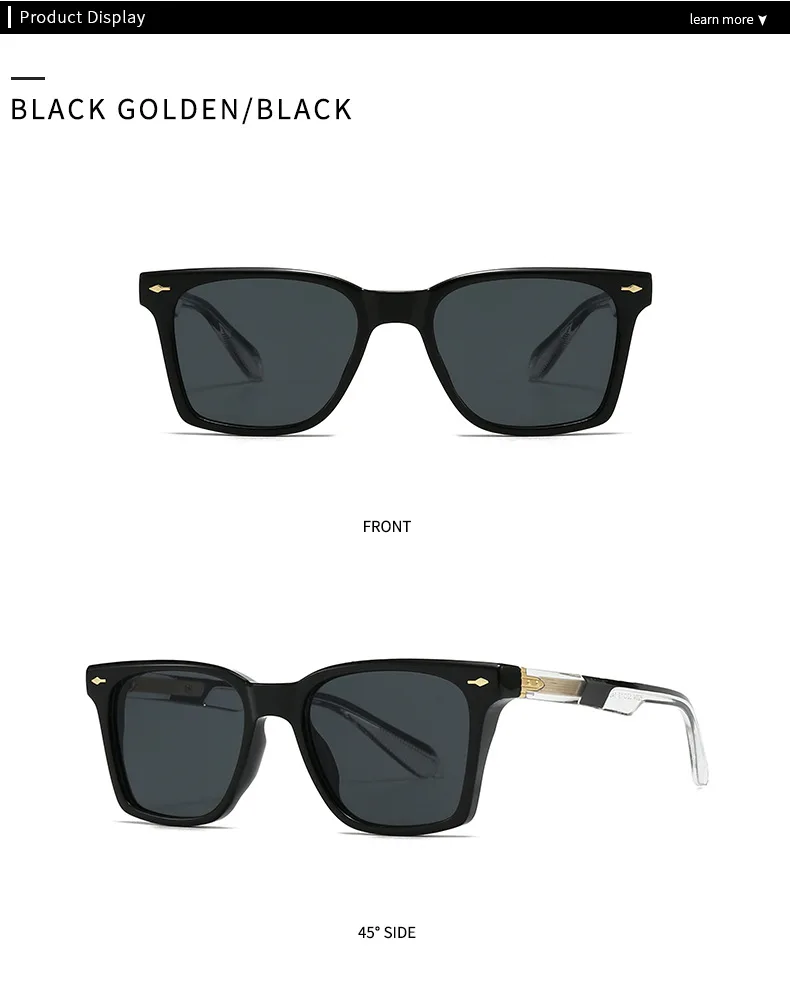 2025 quadratische Sonnenbrille Frauen Trendy Vintage Sonnenbrille Männer Luxus Mode Gläser Dropshipping Gafas De Sol Hombre Sonnenbrille – Detail 9