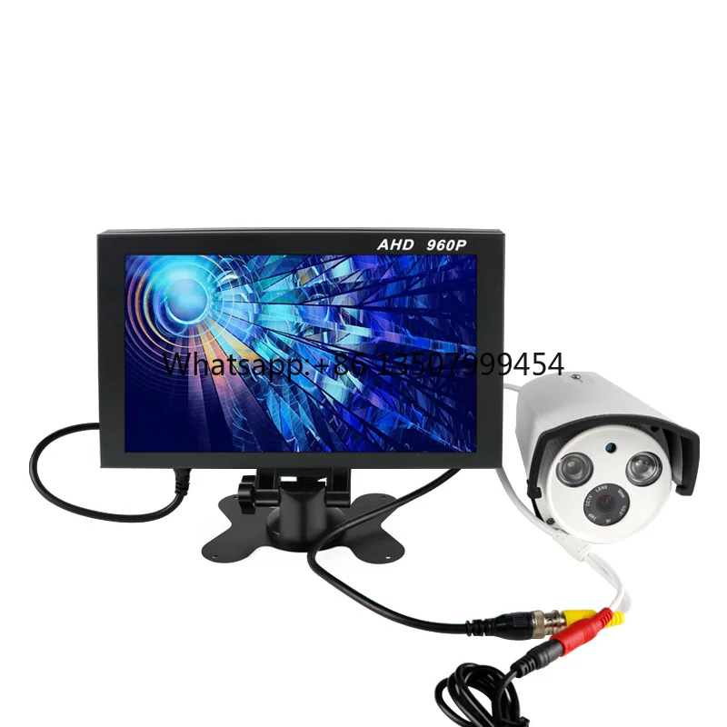 Super IPS 8 Inch Headrest Monitor with VGA//USB Interfaces for Car Truck RV and Desktop Use