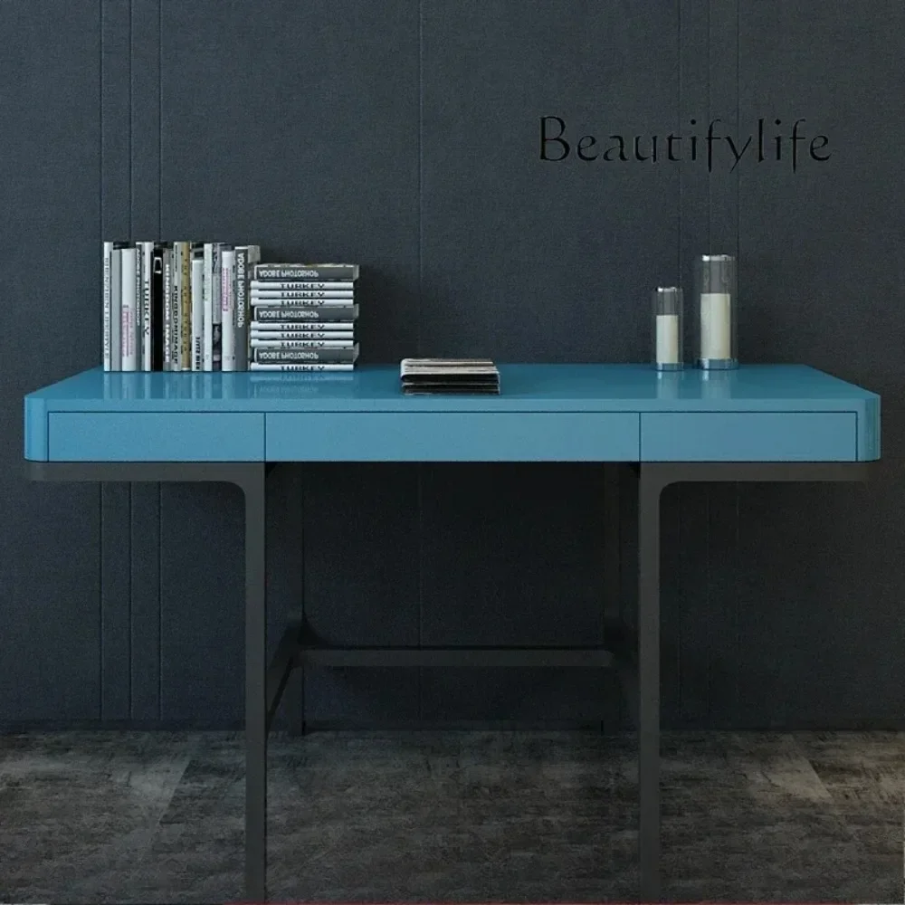Q Nordic Modern Desk Fashion Writing  Creative Office Computer Desk Simple Household Student Calligraphy Writing Desk