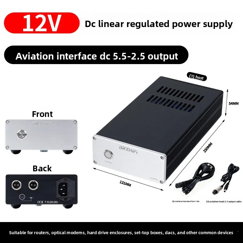 CHN 2027 new BRZHIFI SPD-120PRO 120W DC linear regulated power supplyDC output 5V-24V voltage optional hard disk box NAS circuit