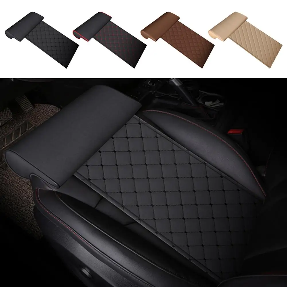 

Universal Car Seat Extender Leg Support Pillow Memory Leather Long Driving Seat Accessories Cushion Padding Driver Foam Dis B8Q5