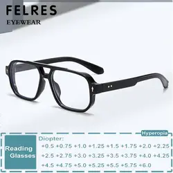 Fashion Designer Anti Blue Light Women Men Reading Glasses Prescription Glasses Optical Eyewear Single Focus Presbyopic Glasses
