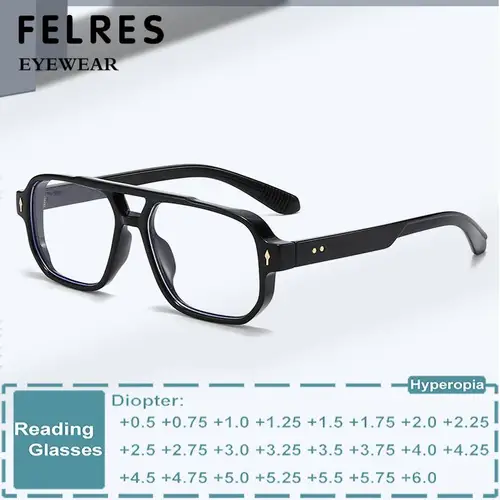 Gafas de lectura antiluz azul de diseñador a la moda para hombres y mujeres, gafas graduadas, gafas ópticas, gafas para presbicia de un solo enfoque