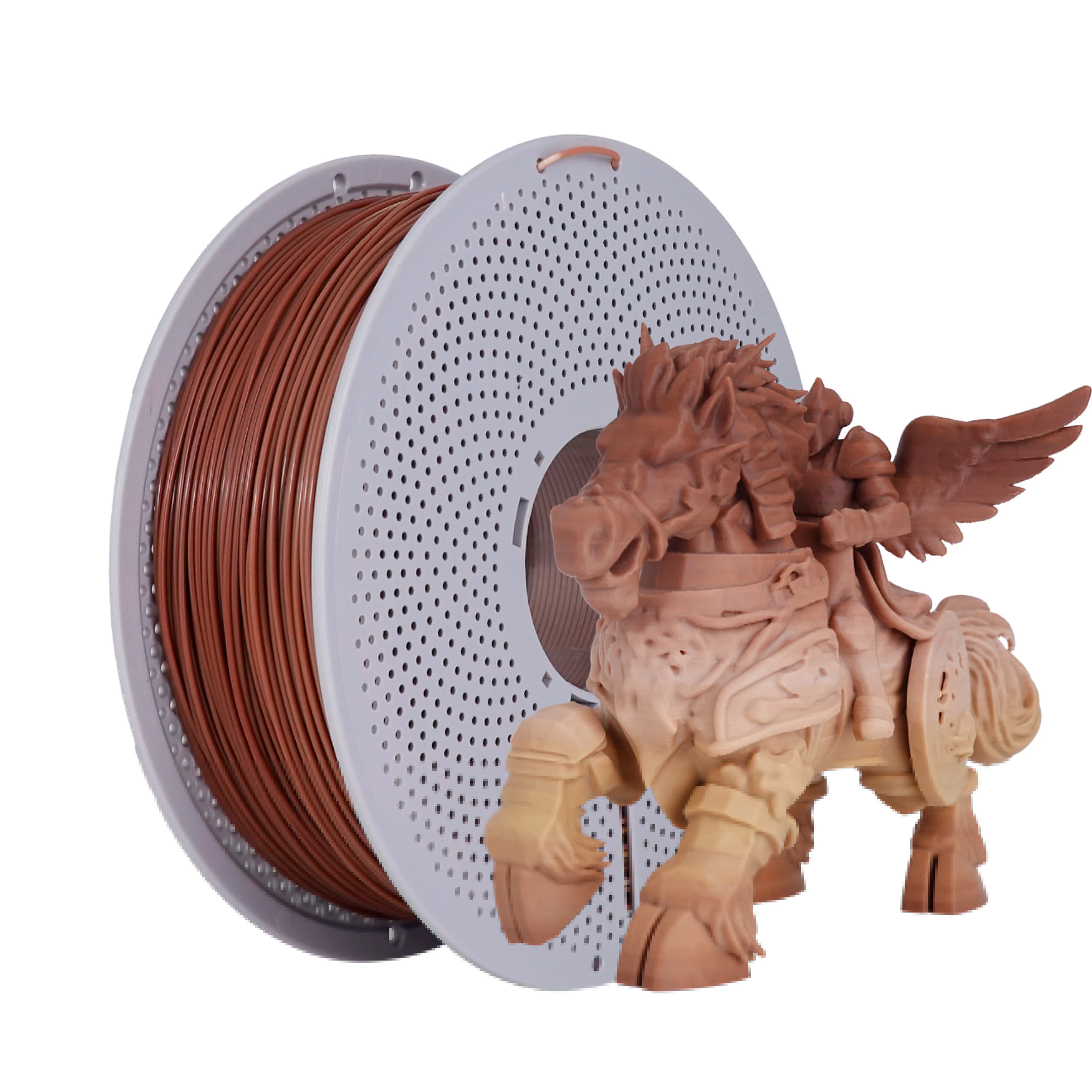 Professional Wood Gradient PLA-F Filament (1KG) - Precision Formulated for Bambu Lab 3D Printers (Wood Grain Gradient 1KG)