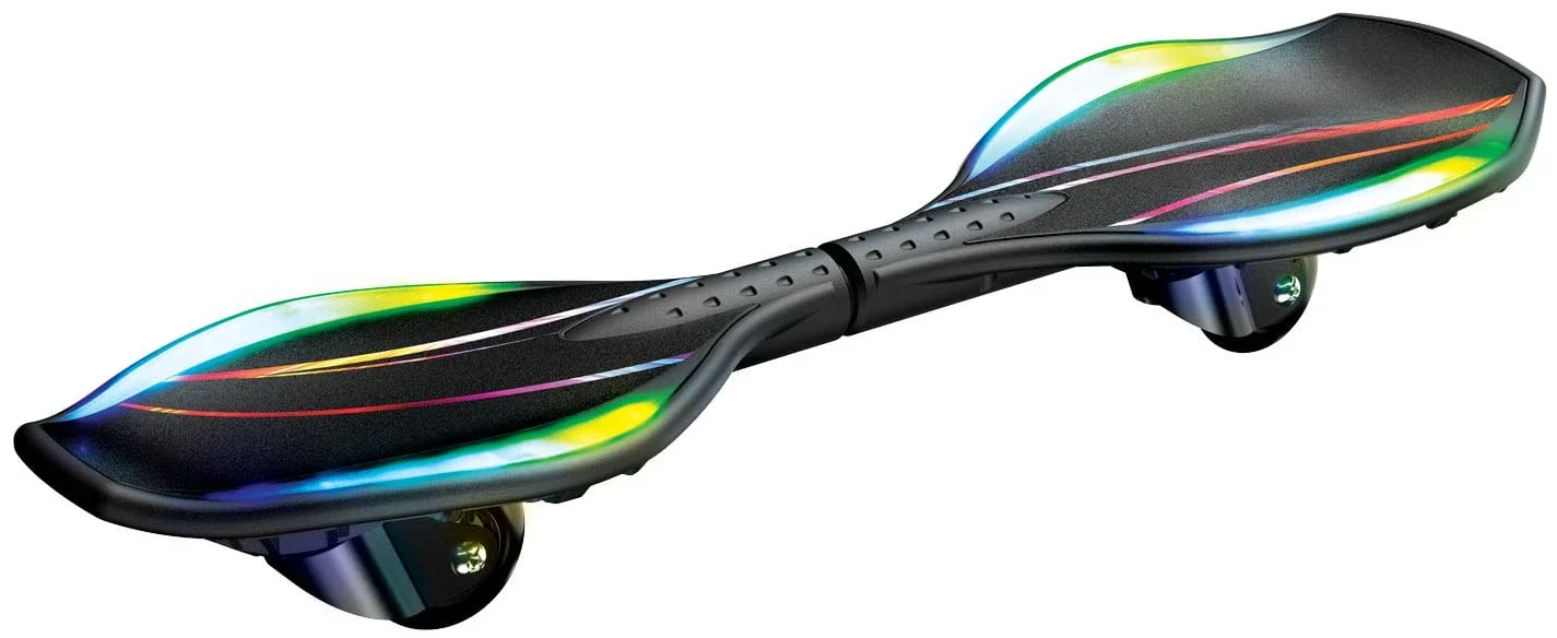 Hoverboard para adolescentes, LED,Black  Caster Skateboard with Multi-Color Lights, for Child 8+