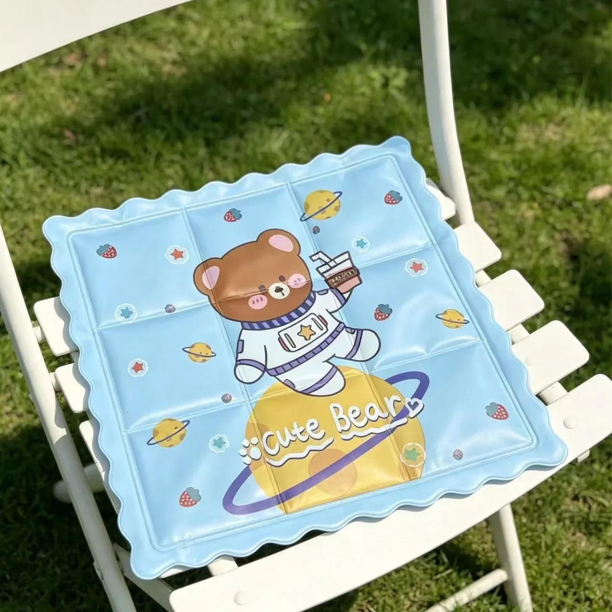 Ice pad summer cold cooling seat cushion car cushion cartoon office dormitory heat dissipation cool pad waterproof butt pad view 2