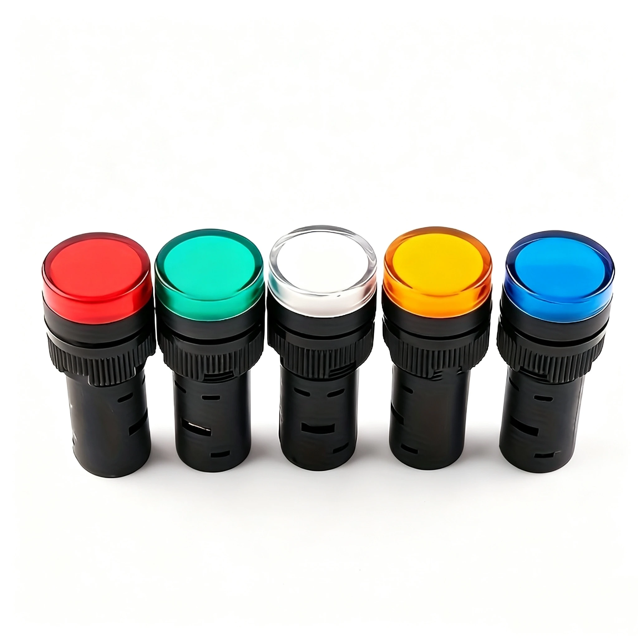 2pcs 16mm AD16-16C Panel Mount Signal Power Led Indicator Light Blue Green Red White Yellow Pilot Lamp  12V 24V 110V 220V image 3