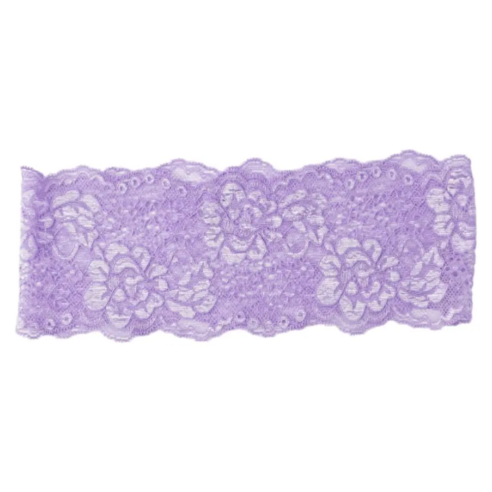 Modisches elastisches Haarband aus Mesh-Spitze, ausgehöhlt, elegantes Stirnband, leicht, atmungsaktiv, Kopfbedeckung, Kopfbedeckung für Damen und Mädchen – Detail 18