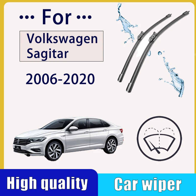 

Car Wiper For Volkswagen Sagitar Front Blade Brushes Cutter Automobiles Parts Accessories Windscreen Wipers Parts