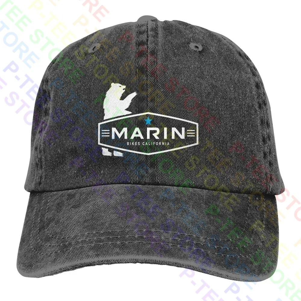 

Marin Bikes California Mountain Полная подвеска Trail Washed Denim Бейсболка Шляпы дальнобойщика Унисекс