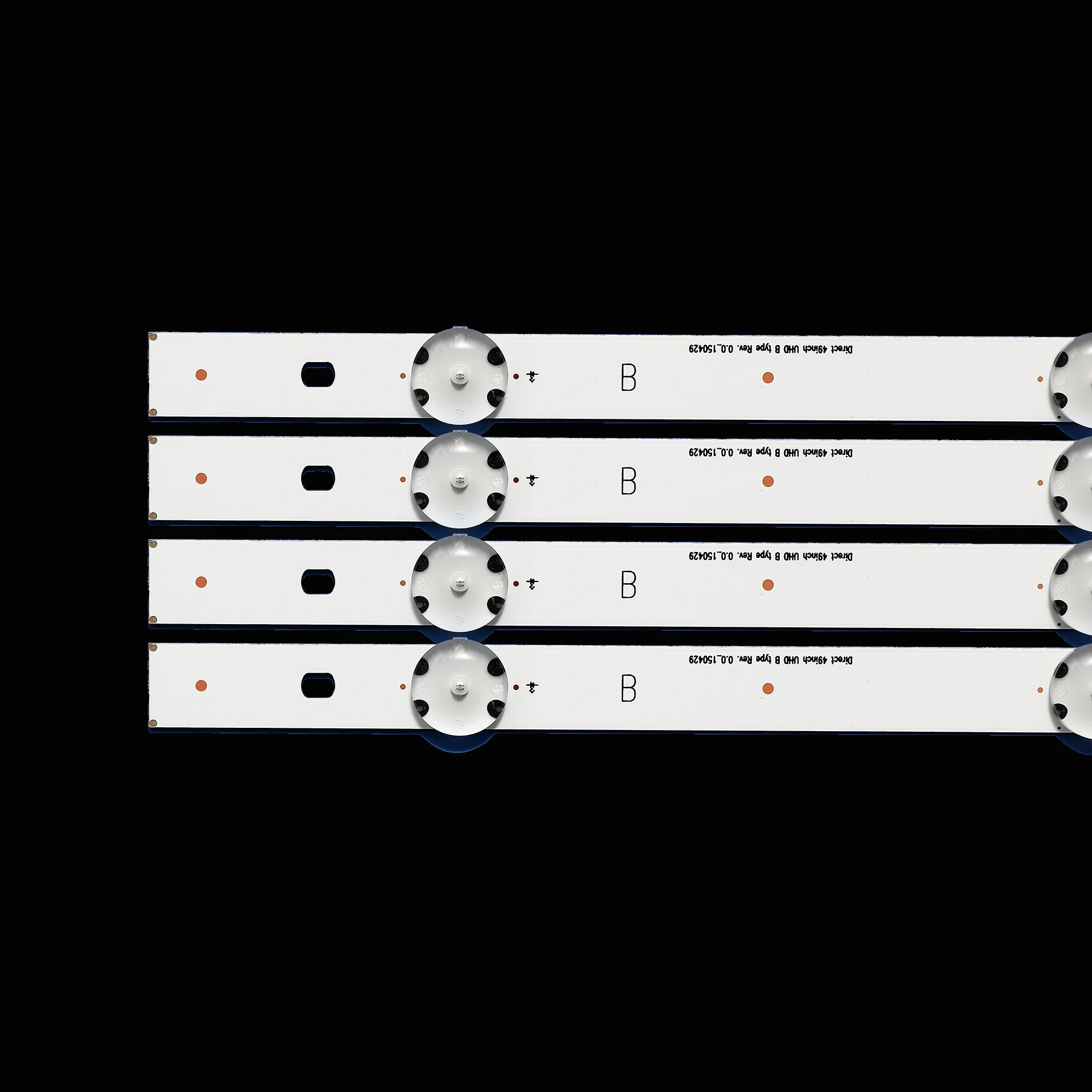 Imagem -03 - Tira de Luz de Fundo Led para 49uk6200pua 49uk6300plb 49uj635v 49uj634v 49uf640t 49uh6100 49uh619v 49lf510v 49uf6409 49uj630v Pcs