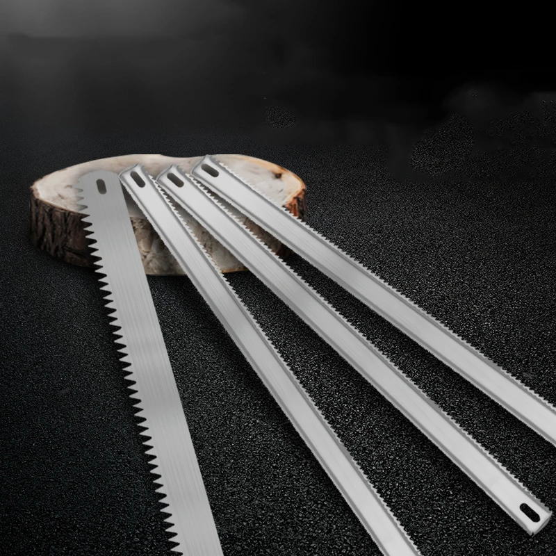 Hacksaw High-Carbon Steel Hand-Used 300mm Woodworking Saw Blade Single and Double-Sided Fine Teeth Metal Saw Blade Tools