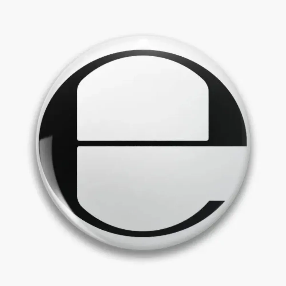 

Portable Metal Ecco2K Album Badge Mini Metal Badge Decorate Jewelry