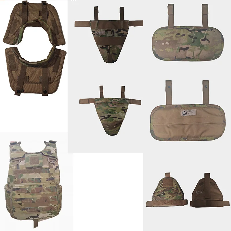 Protector cuello camuflaje táctico compatible chaleco GEN4 - imagen 5
