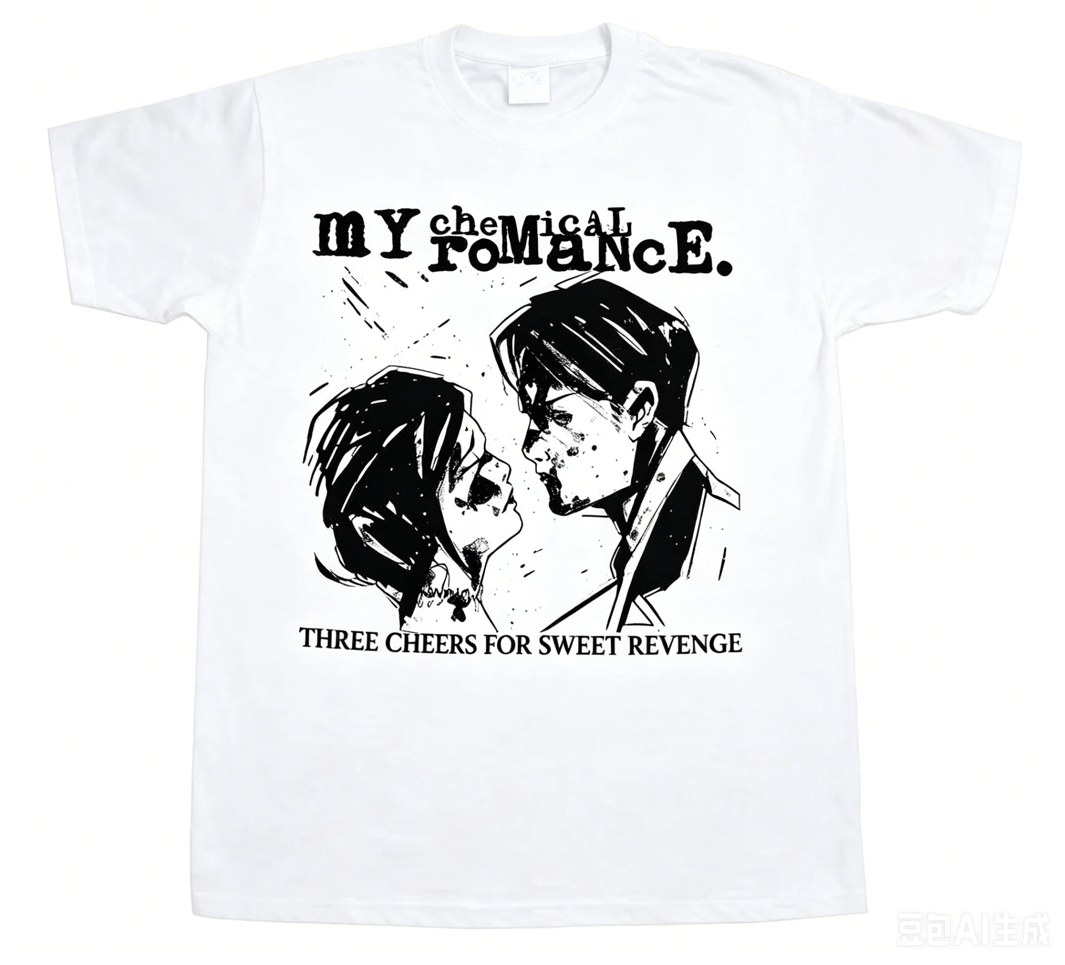 MY CHEMICAL ROMANCE THREE CHEERS FOR SWEET REVENGE SHORT - LONG SLEEVE T-SHIRT Fashion T Shirt Tops Wholesale Tee