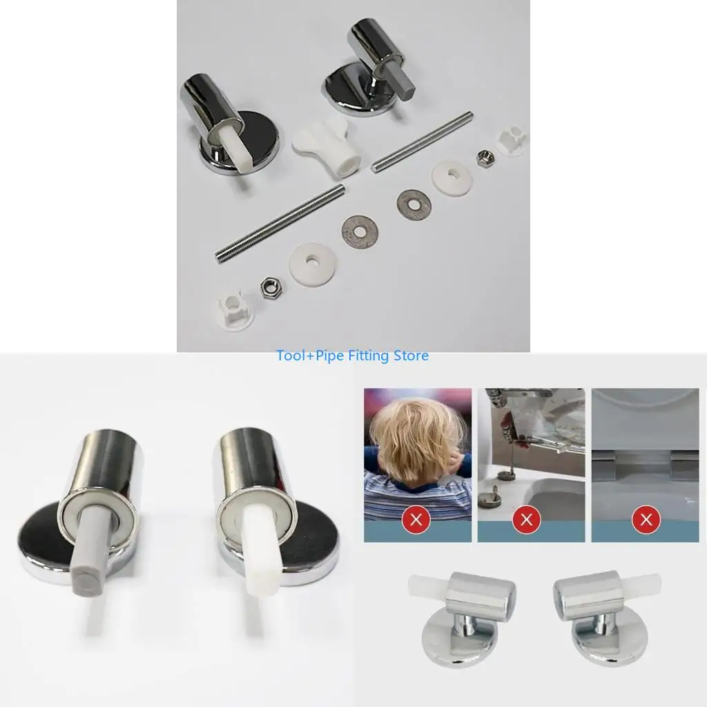F92B Slow Drop Seats Fittings Toilet Component ABS Texture Suitable for Any Restroom