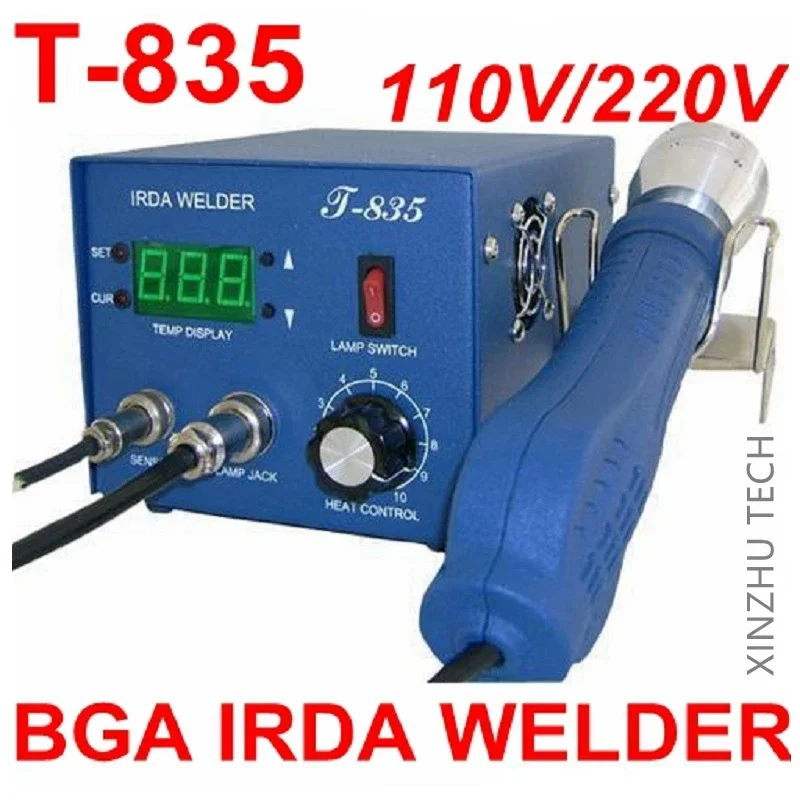 

PUHUI T-835 BGA IRDA WELDER Infrared Rework Station Soldering Welder 35mm Soldering Kit Soldering Station Solder Repair Bga New