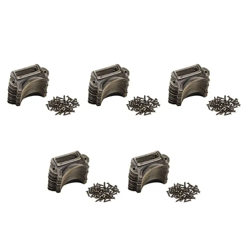 

Retail 100PCS File Name Card File Cabinet Handles Label Holder Antique Bronze Drawer Label Pull Cabinet Frame Handle File Name