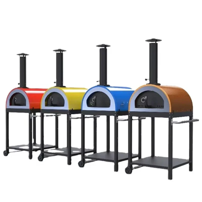 2022 Factory Australia style portable freestanding  wood pellet /charcoal pizza oven for indoor kitchen/outdoor