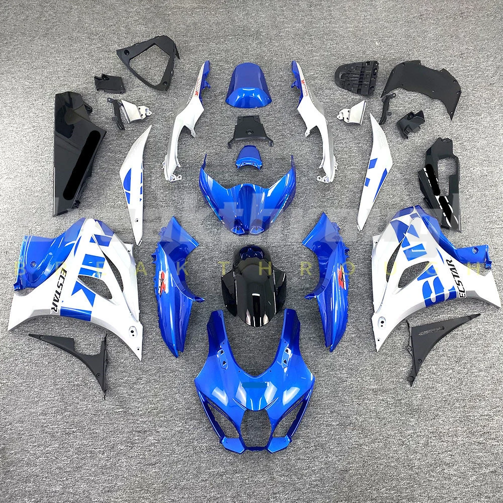 

for Suzuki GSX-R1000 GSXR1000 2017-2021 motorcycle high-quality ABS injection molded blue silver body fairing