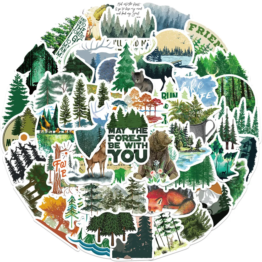 50PCS Green Forest Graffiti St - Phone Cases Quotes ulasan dan harga