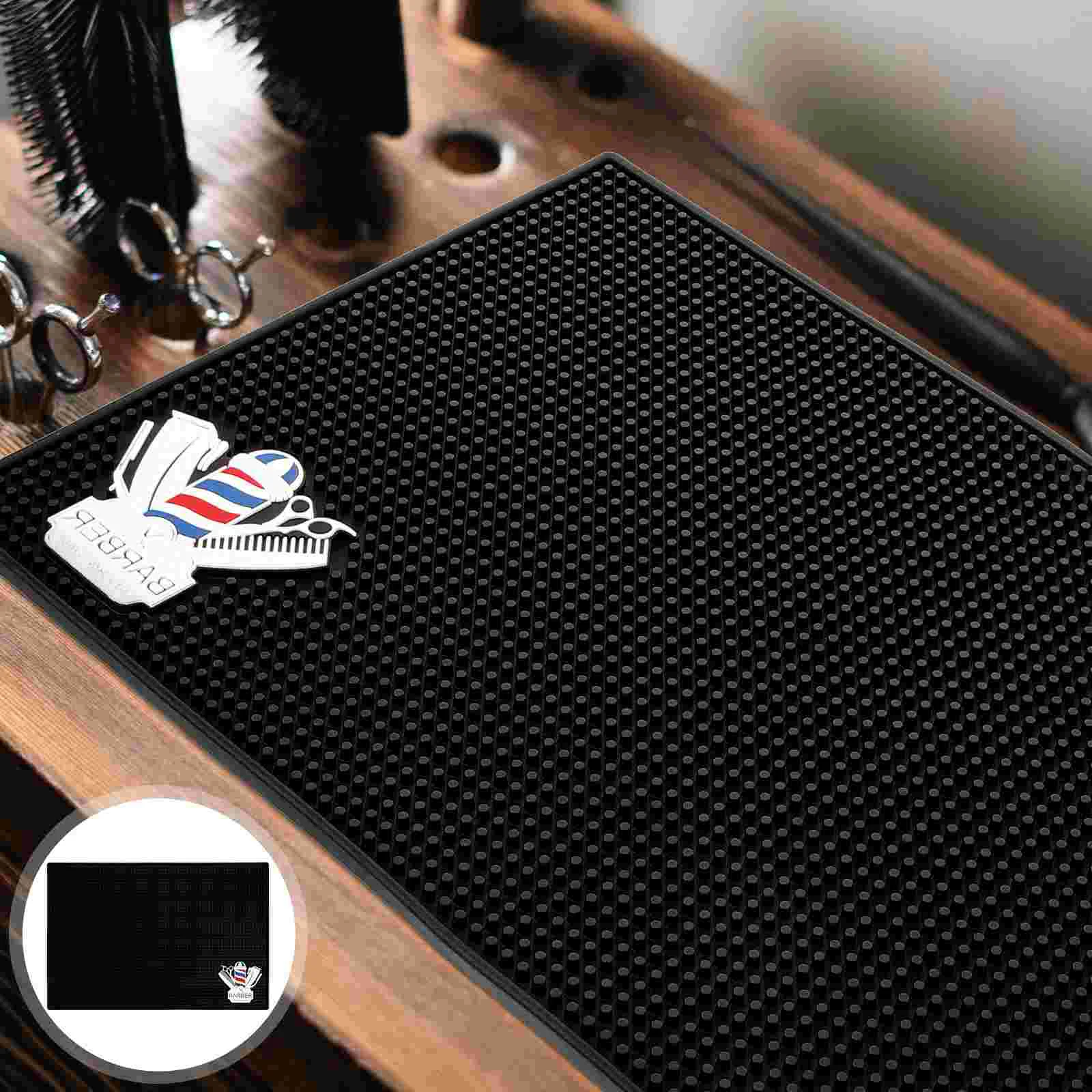 

Silicone Storage Pad Barber Mat Clipper Holder Station Place Organizer Salon Stations for Hair Stylist Silica Gel