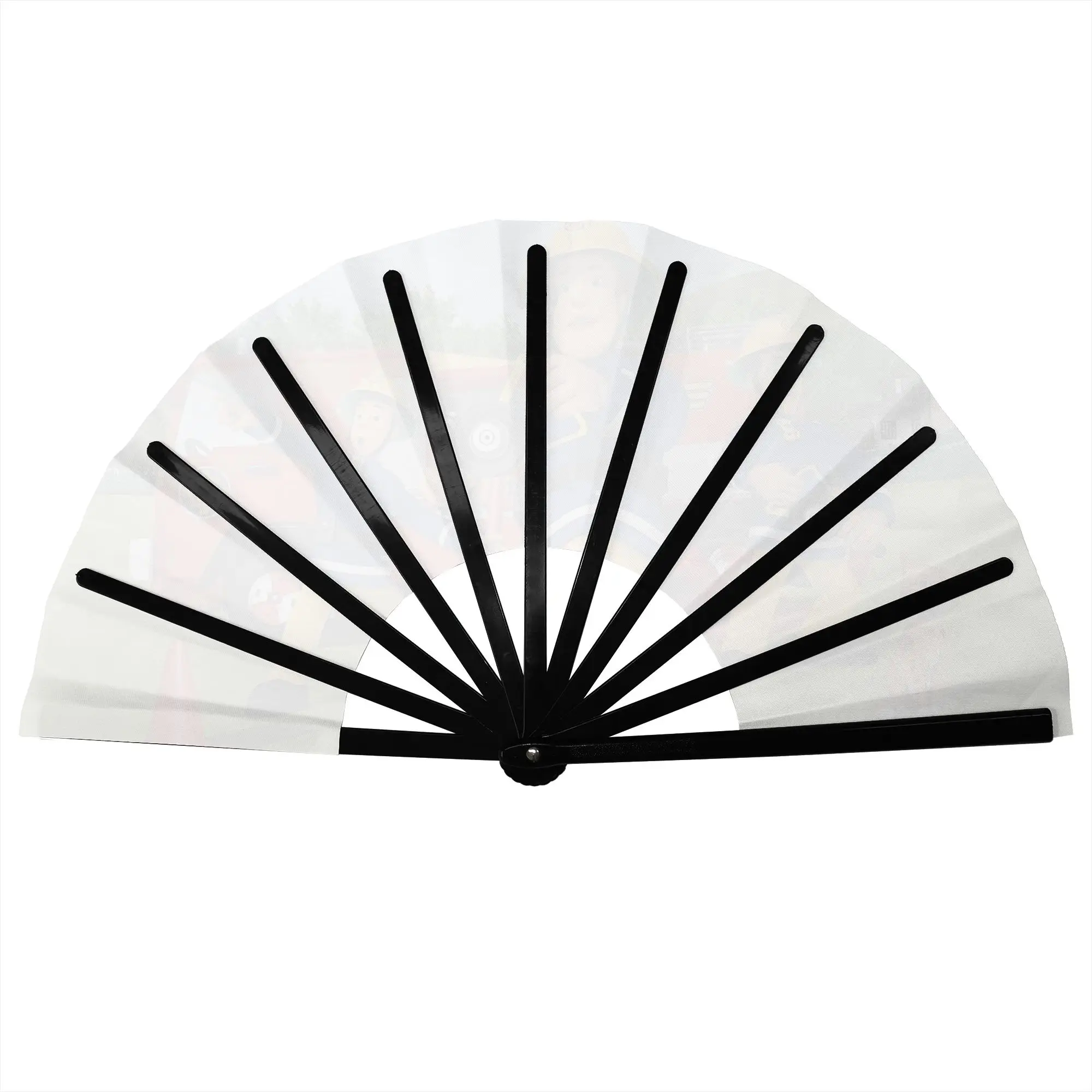 Firefighters Fireman  Sam  Traditional Folding Fan Oriental Art Cartoon  High-Quality Fans Gift  Exquisite Decorative Hand Fan