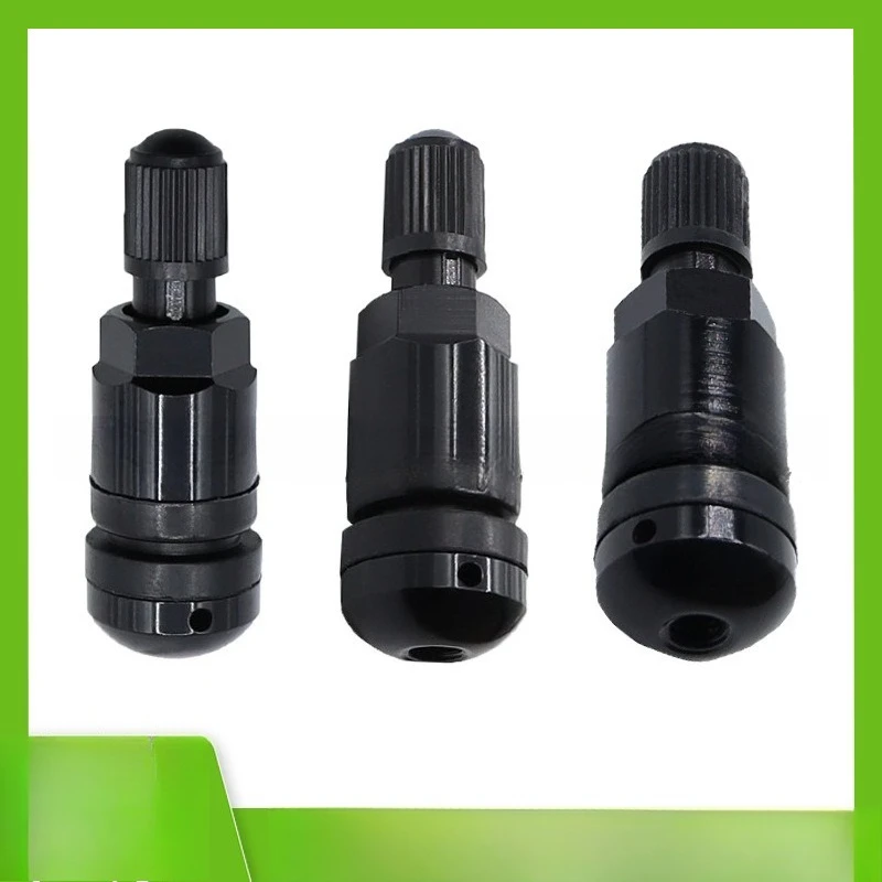 

10pcs for Audi for VW black valve tire pressure monitoring sensor tubeless tube aluminum alloy valve accessories