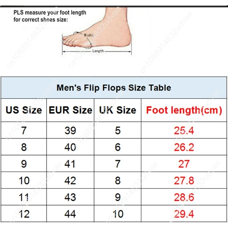 Men's Summer Rubber Flip Flops Customized Images / Drop Shipping / Wholesales Non-Slip Lightweight Durable Slippers