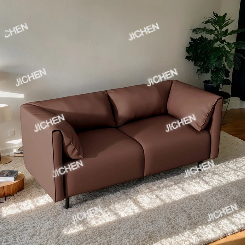 

Nordic small apartment sofa living room apartment rental room clothing store double triple office reception cat claw skin