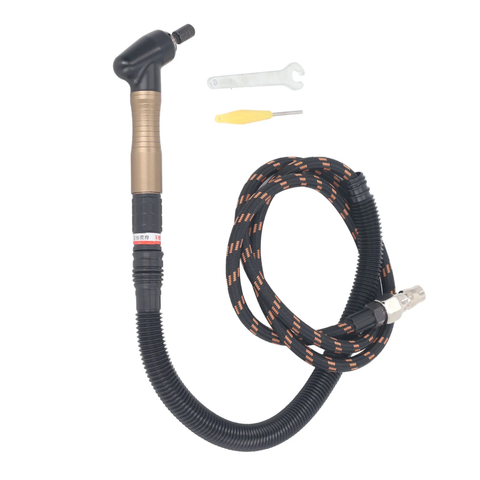 회전 스위치가 있는 공압식 마이크로 다이 그라인더 키트 23500rpm 엘보우 장착형 정밀 프로파일링 연마 디버링 챔퍼링용