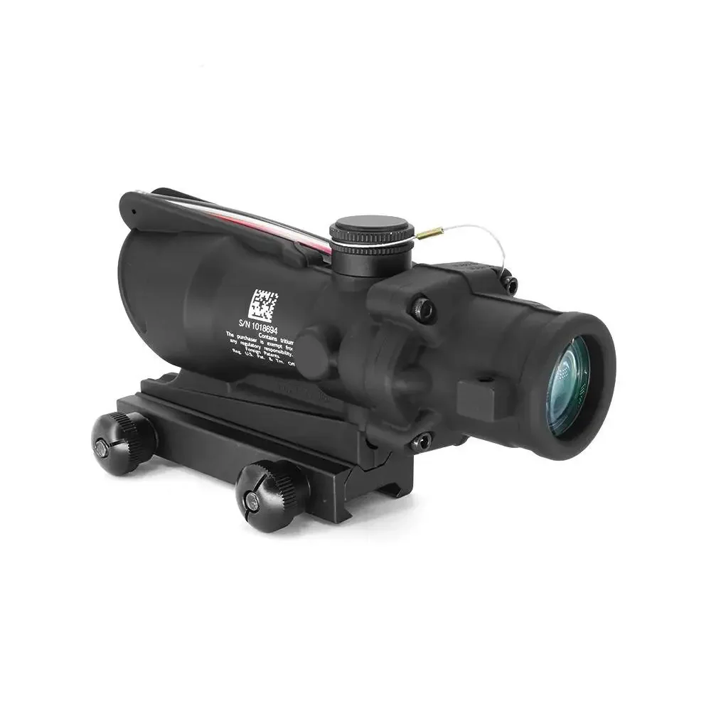 

NEW Tactical TA31 4x32 M4 Chevron Reticle Fiber Optics Riflescope Illuminated With RM06 Red Dot Sight Combo