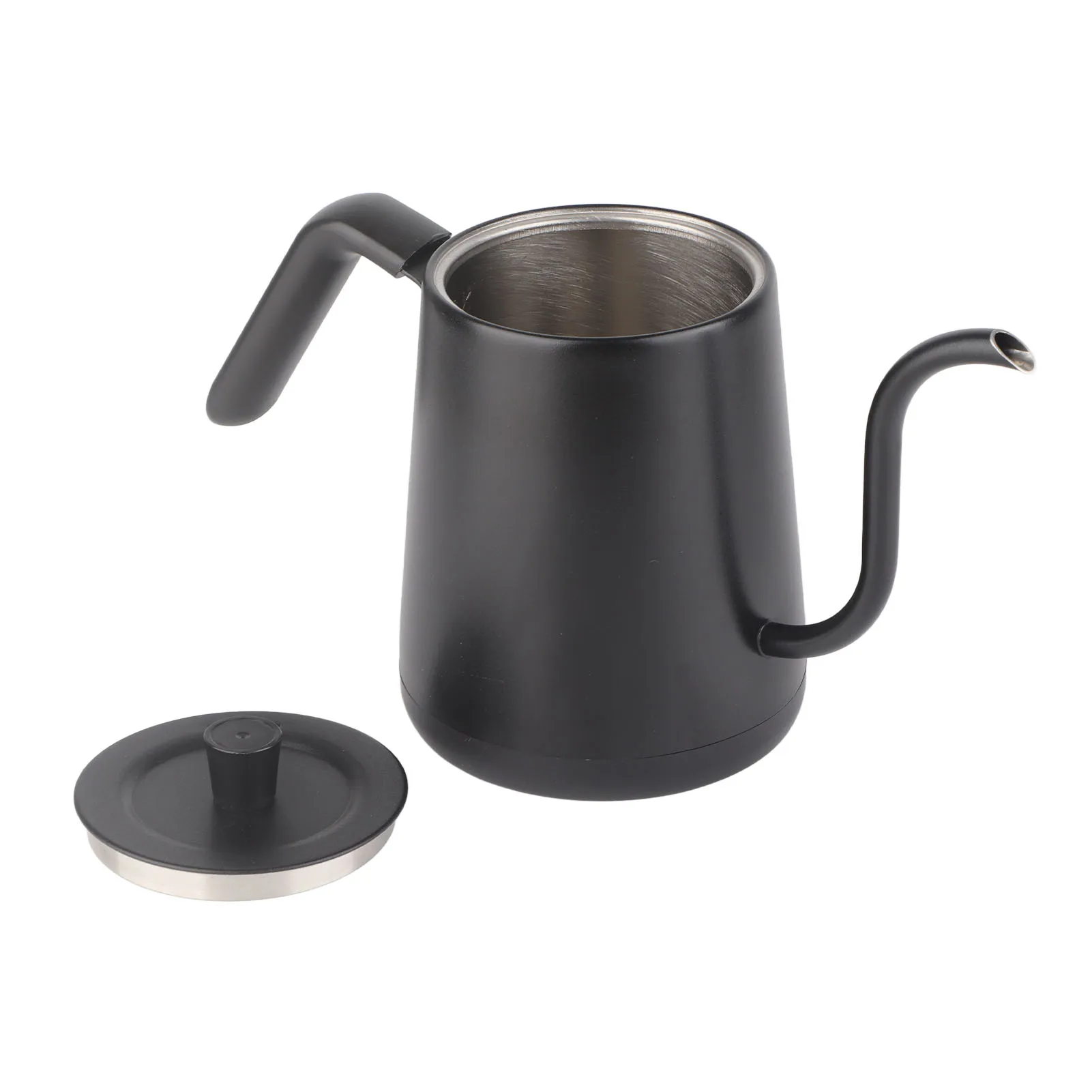 กาต้มน้ำไฟฟ้าแบบคอหงม ทำจากสแตนเลส ใช้สำหรับต้มชา กาแฟ ควบคุมอุณหภูมิอัตโนมัติ เก็บความร้อนได้ดี