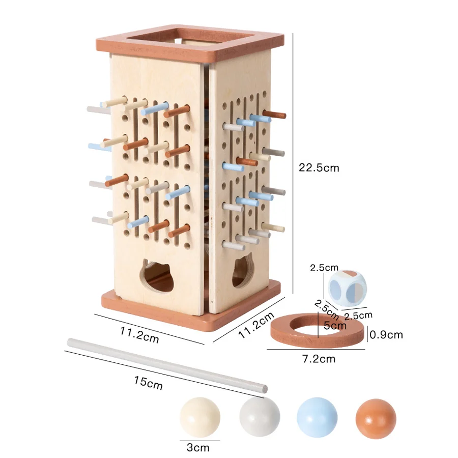 Bebê montessori sensorial habilidades motoras finas brinquedo cor aprendizagem cognitiva contagem varas jogo educativo crianças equilíbrio brinquedos de madeira