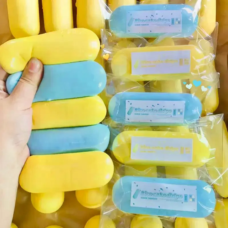 Rice Cake Strips Fidget Toy With Slow Rising Texture And Multiple Colors Perfect For Stress Relief Kids Party Favors