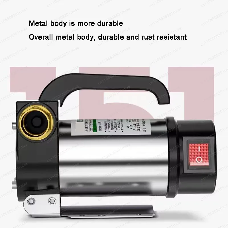 12V/24/220V Velectric Dc Oil Pump Self Priming for Diesel  Transfer Fuel Oil Well Water Pump Forward and Reverse