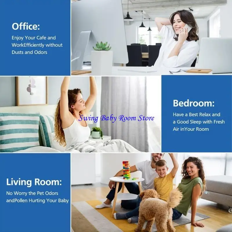 K1AD Air Purifier Filter Replacement Air Cleaners Filter Plastic Air Purifier Part