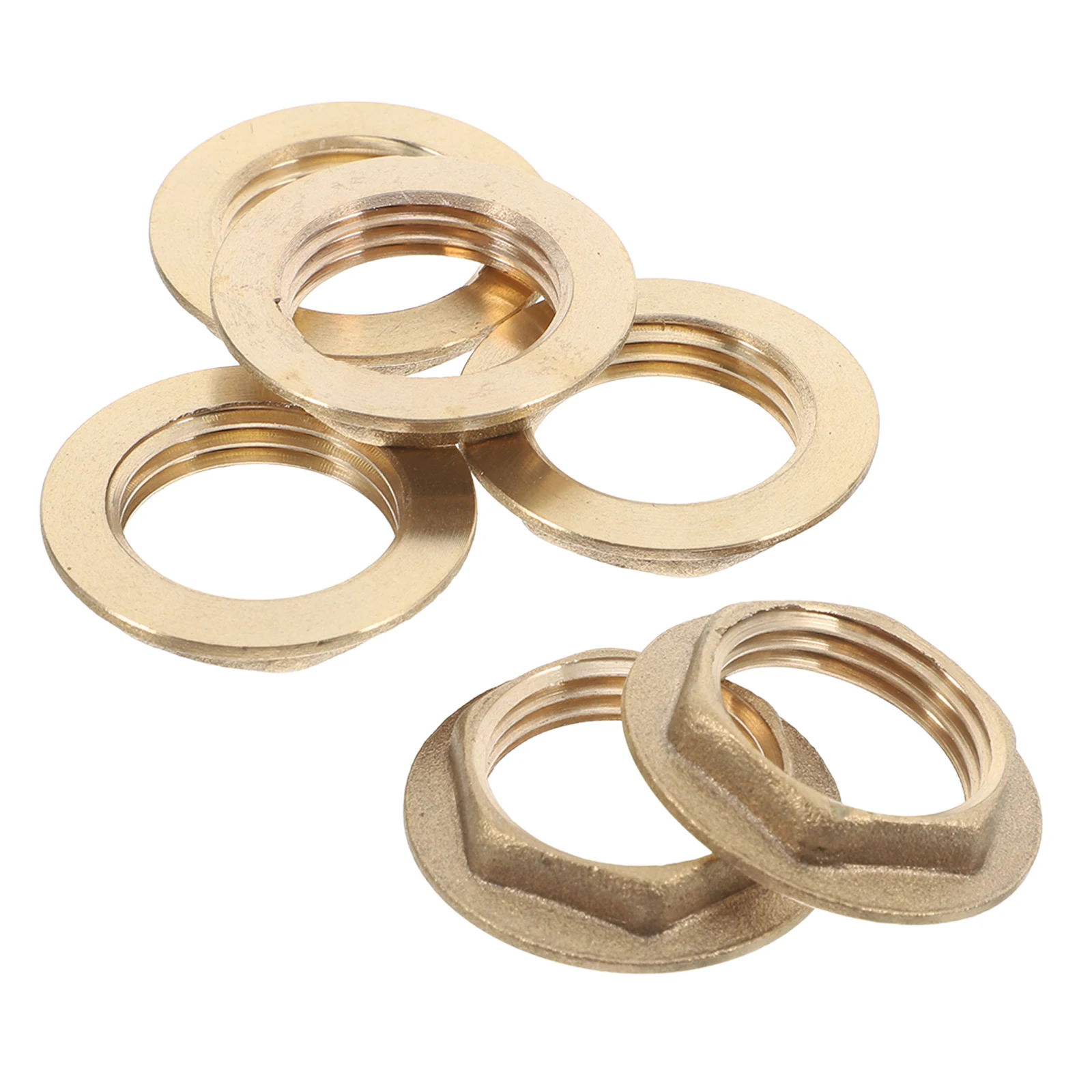 

6 Pcs Nuts Internal Thread Pipe Fitting Bathroom Accessories Water Tank Joint Sealing Nut Inserts Mechanical Fixing