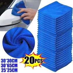 30x30cm Car Wash Microfiber Towels Soft Drying Cloth Hemming Wash Towel Water Suction Polishing Duster Car Cleaning Tools