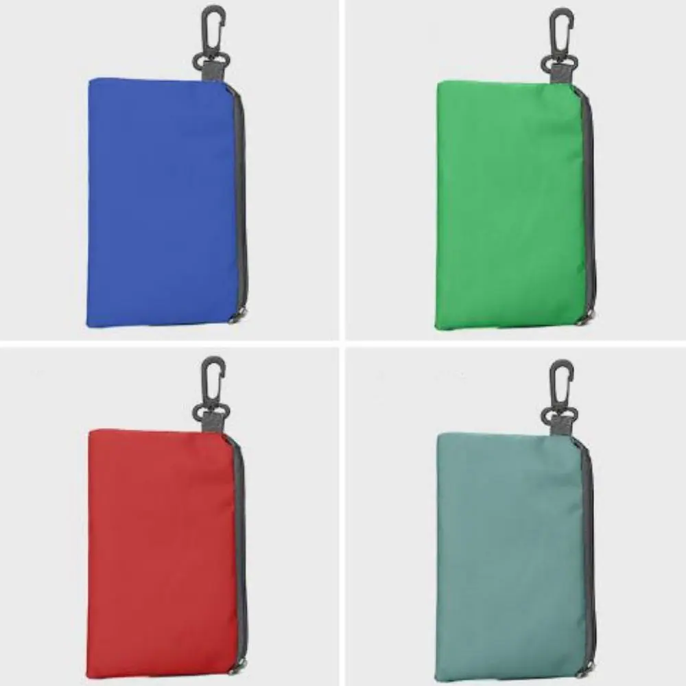 New with Hook Zipper Outdoor Waterproof Bag Pure Color 12*18cm Swimming Bag Pouch 10 colors Camping Hiking Storage Bag