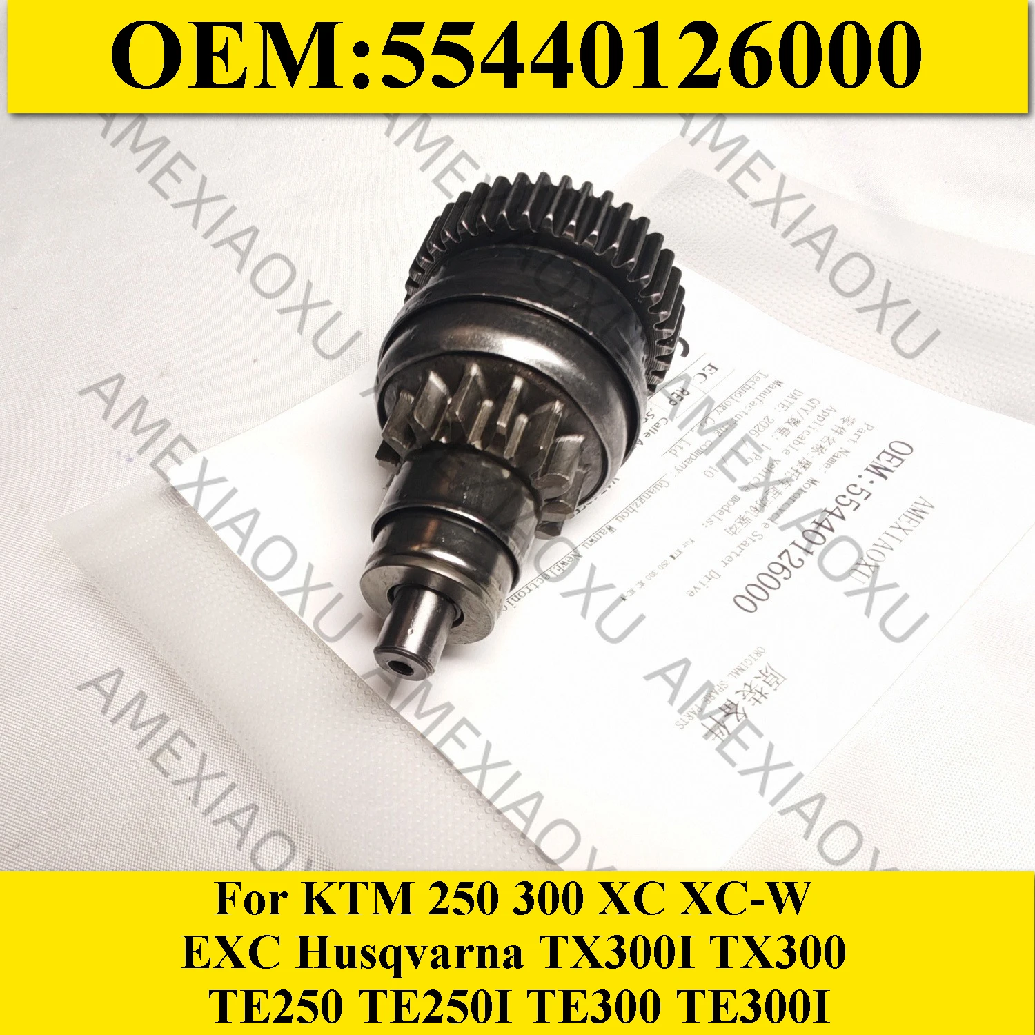 55440126000 Bendix de Partida para Moto 14/40 CW para KTM 250 300 XC XC-W EXC para Beta Enduro RR/Xtrainer 250 300 2013-2023